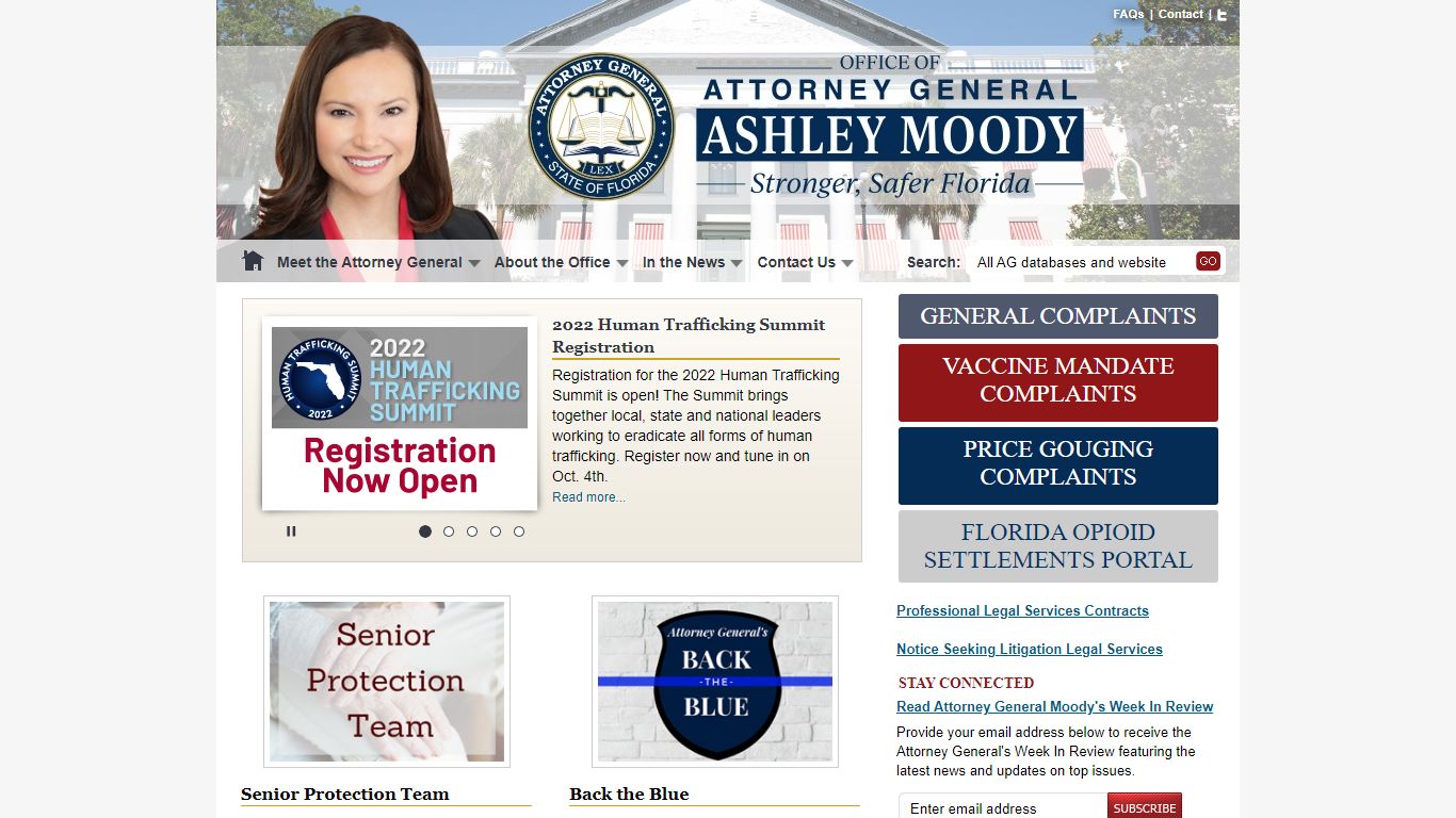 Florida Attorney General - Home Page