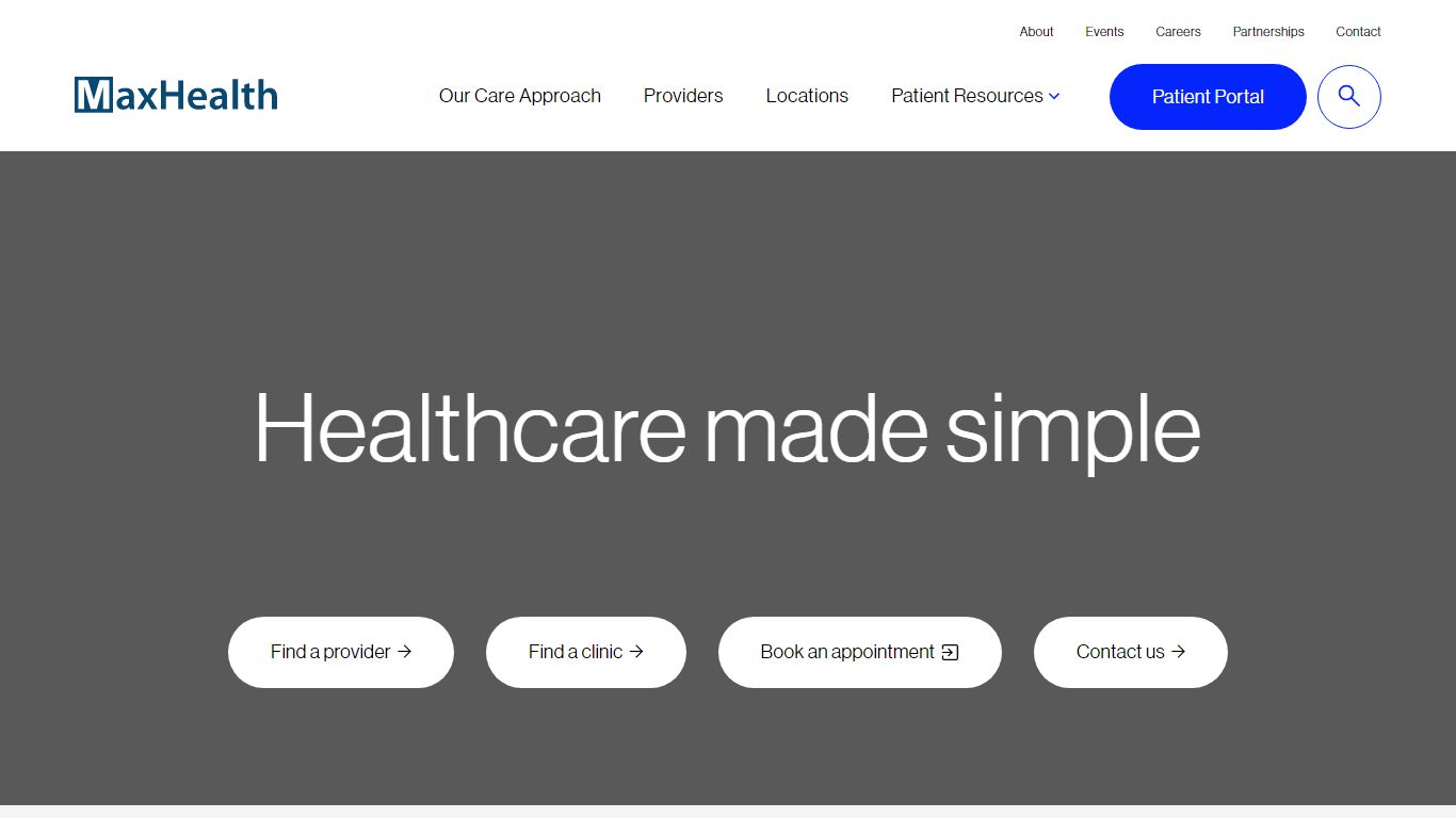 Homepage l MaxHealth